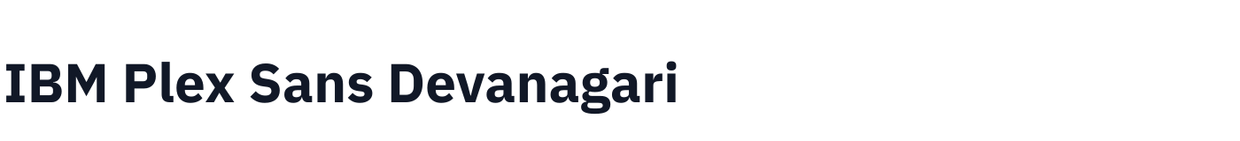 IBM Plex Sans Devanagari — IBMPlexSansDevanagari-Bold.ttf