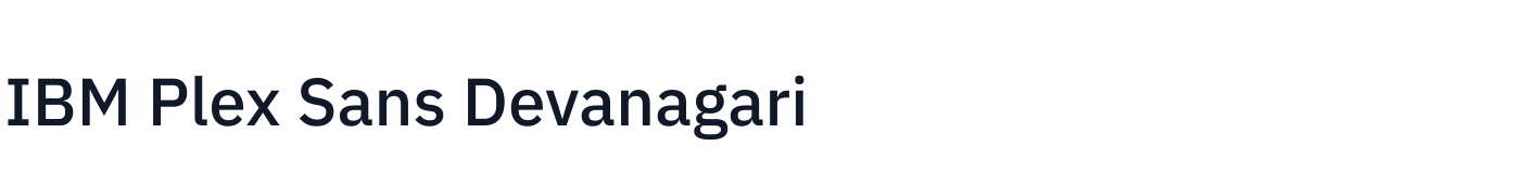 IBM Plex Sans Devanagari — IBMPlexSansDevanagari-Medium.ttf