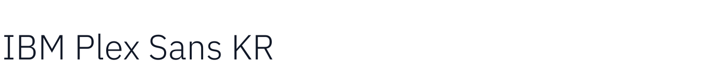 IBM Plex Sans KR — IBMPlexSansKR-Light.ttf