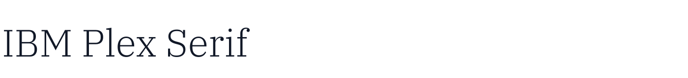 IBM Plex Serif — IBMPlexSerif-Light.ttf