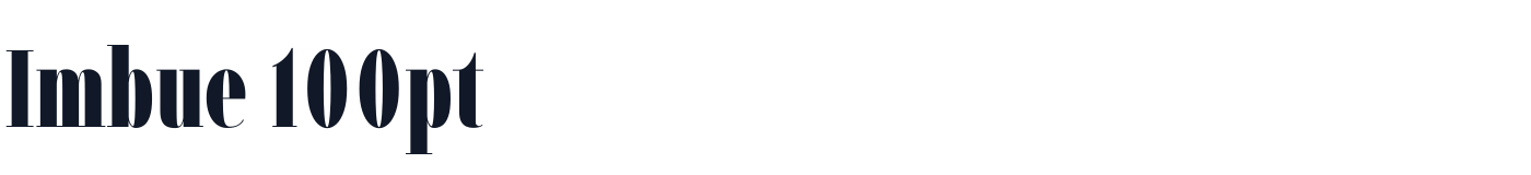 Imbue 100pt — Imbue100pt-Black.ttf