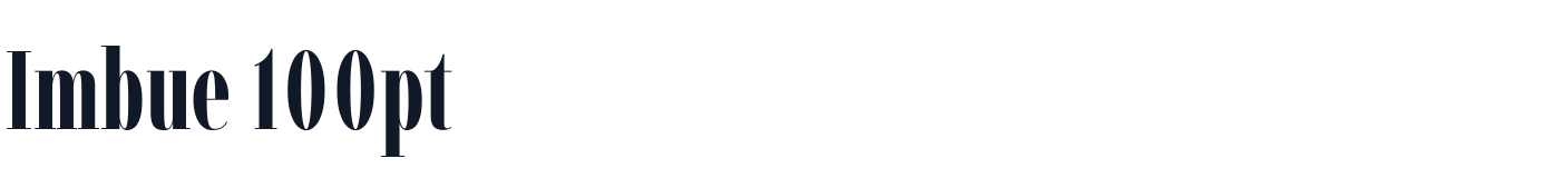 Imbue 100pt — Imbue100pt-Bold.ttf