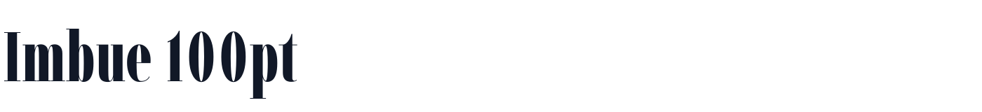 Imbue 100pt — Imbue100pt-ExtraBold.ttf