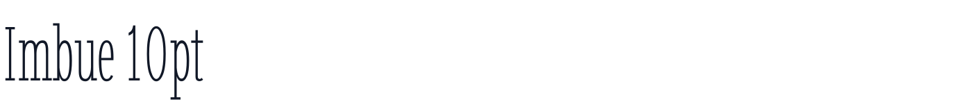Imbue 10pt — Imbue10pt-Thin.ttf