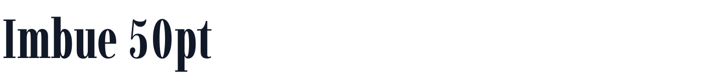 Imbue 50pt — Imbue50pt-Bold.ttf