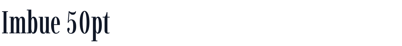 Imbue 50pt — Imbue50pt-Medium.ttf