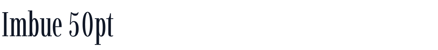 Imbue 50pt — Imbue50pt-Regular.ttf