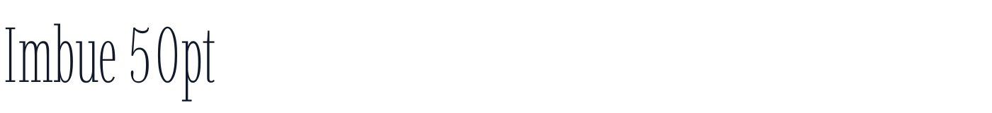 Imbue 50pt — Imbue50pt-Thin.ttf