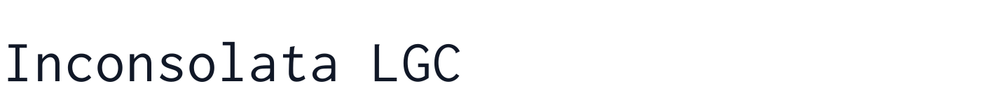 Inconsolata LGC — Inconsolata-LGC.ttf