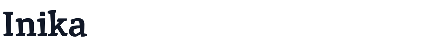 Inika — Inika-Bold.ttf