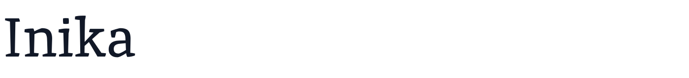 Inika — Inika-Regular.ttf