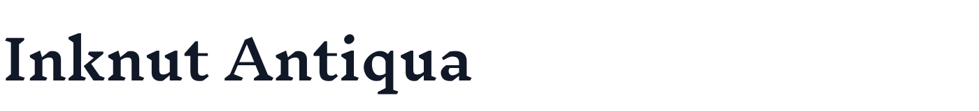 Inknut Antiqua — InknutAntiqua-SemiBold.ttf