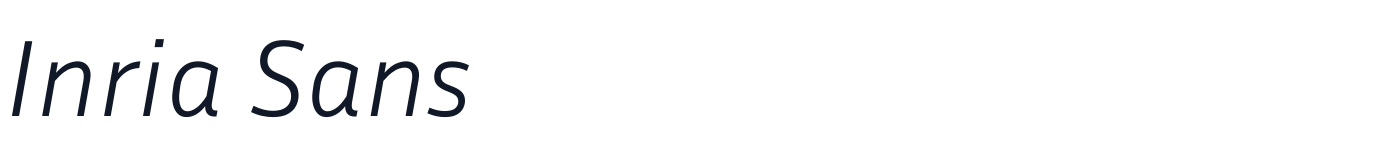 Inria Sans — InriaSans-LightItalic.ttf