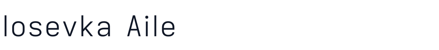 Iosevka Aile — iosevka-aile-latin-300-normal.ttf
