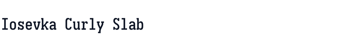 Iosevka Curly Slab — iosevka-curly-slab-latin-600-normal.ttf