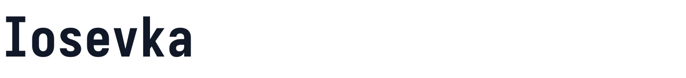 Iosevka — iosevka-latin-800-normal.ttf