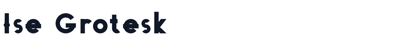 Ise Grotesk — IseGrotesk-Bold.ttf