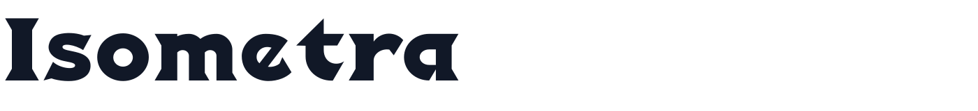 Isometra — Isometra-Regular.otf