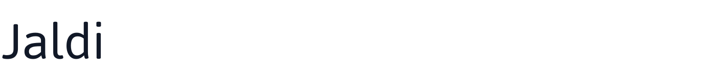 Jaldi — Jaldi-Regular.ttf