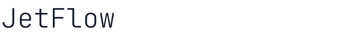 JetFlow — JetFlow-ExtraLight.ttf