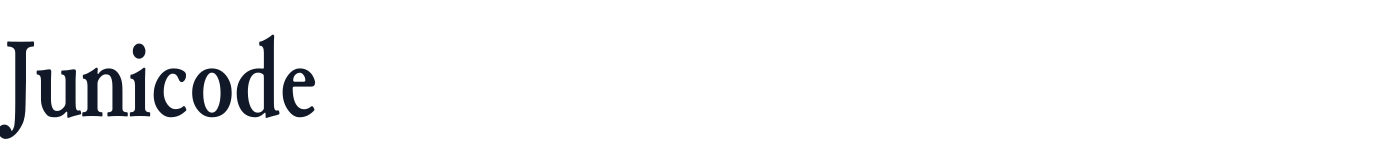 Junicode — Junicode-BoldCondensed.ttf