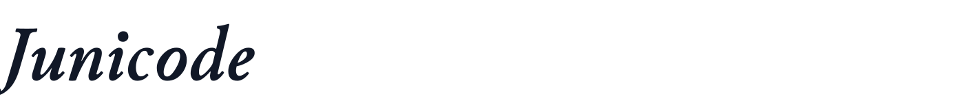 Junicode — Junicode-BoldItalic.ttf