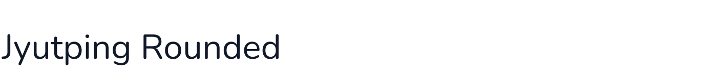 Jyutping Rounded — JyutpingRounded-Regular.ttf