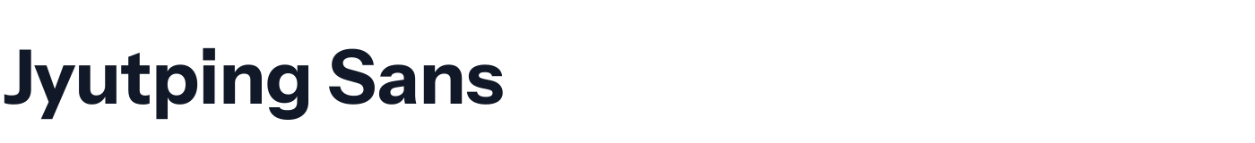 Jyutping Sans — JyutpingSans-Bold.ttf