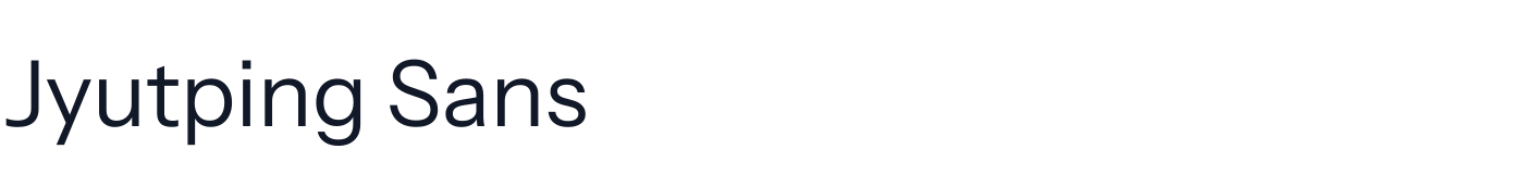 Jyutping Sans — JyutpingSans-Regular.ttf