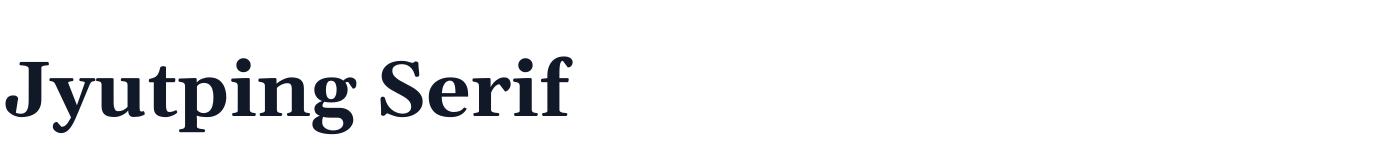 Jyutping Serif — JyutpingSerif-Bold.ttf
