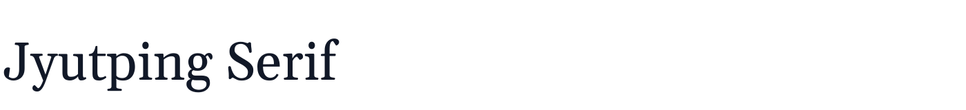 Jyutping Serif — JyutpingSerif-Regular.ttf