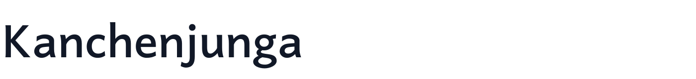 Kanchenjunga — Kanchenjunga-SemiBold.ttf