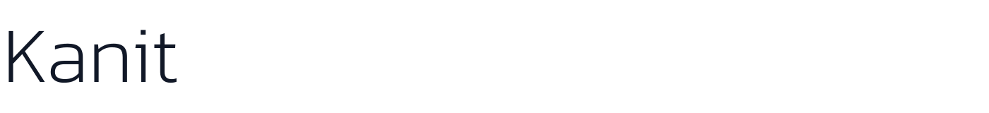 Kanit — Kanit-ExtraLight.ttf