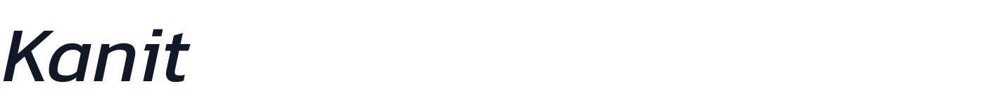 Kanit — Kanit-Italic.ttf