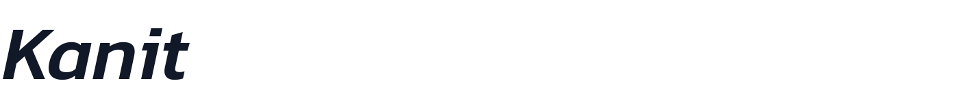 Kanit — Kanit-MediumItalic.ttf
