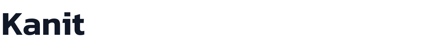 Kanit — Kanit-SemiBold.ttf