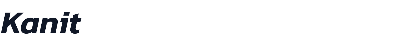 Kanit — Kanit-SemiBoldItalic.ttf