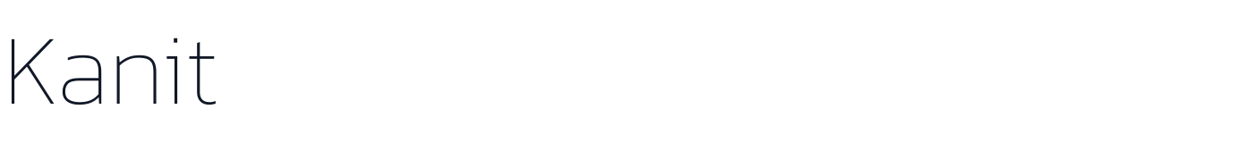 Kanit — Kanit-Thin.ttf