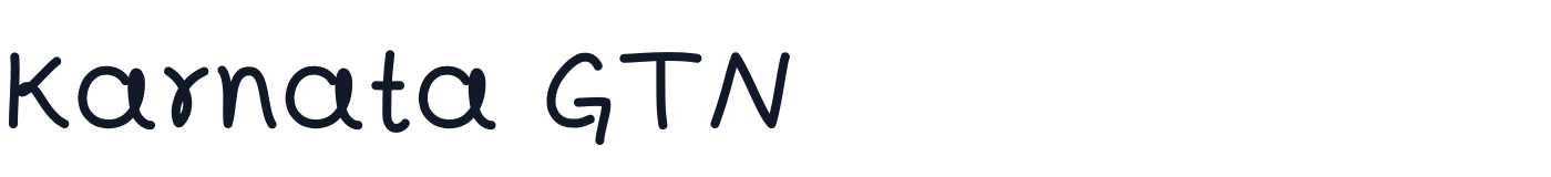 Karnata GTN — KarnataGTN-Bold.ttf