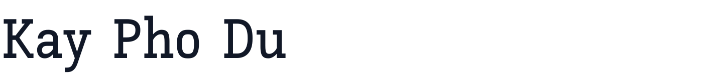 Kay Pho Du — KayPhoDu-SemiBold.ttf