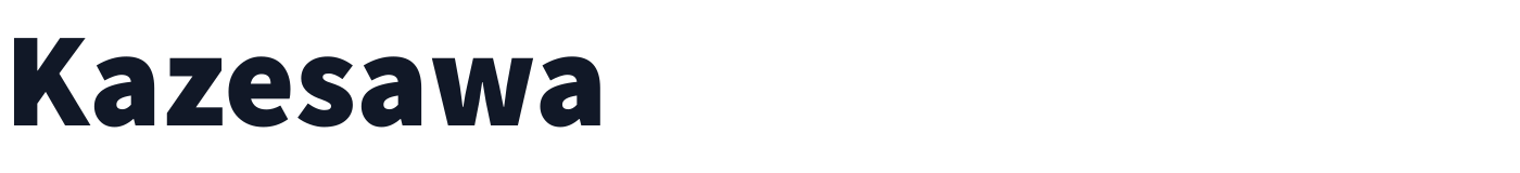 Kazesawa — Kazesawa-Extrabold.ttf
