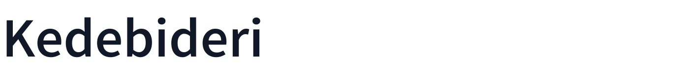 Kedebideri — Kedebideri-Bold.ttf