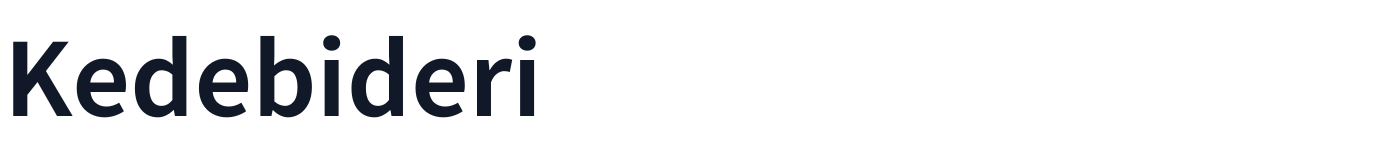Kedebideri — Kedebideri-ExtraBold.ttf