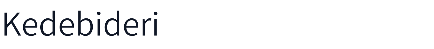 Kedebideri — Kedebideri-Regular.ttf