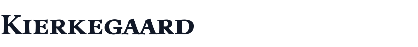 Kierkegaard — KierkegaardDisplaySC-ExtraBold.ttf