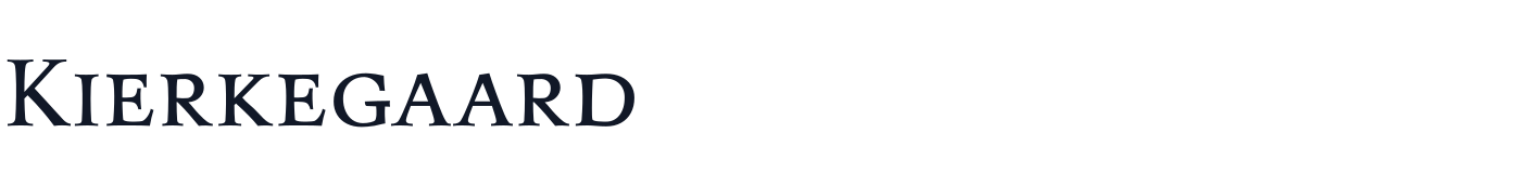 Kierkegaard — KierkegaardDisplaySC-Regular.ttf