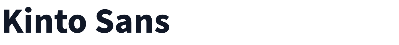 Kinto Sans — KintoSans-Black.otf