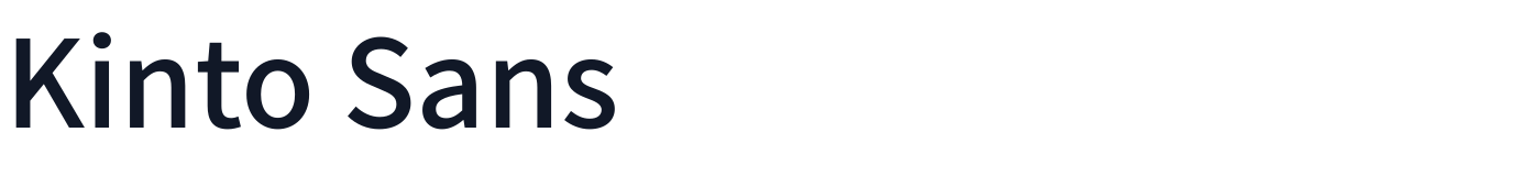 Kinto Sans — KintoSans-Medium.otf