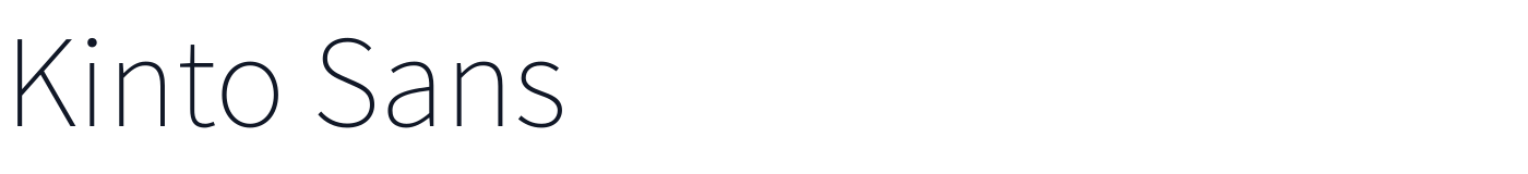 Kinto Sans — KintoSans-Thin.otf