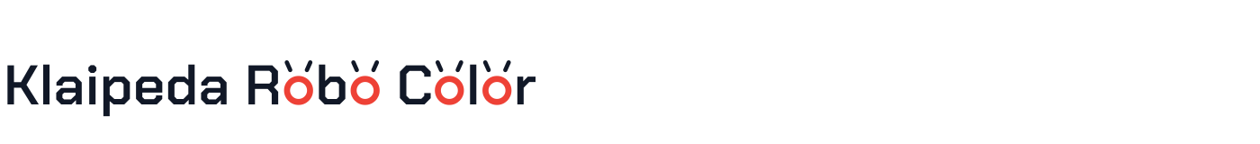 Klaipeda Robo Color — KlaipedaRoboColor-SemiBold.ttf